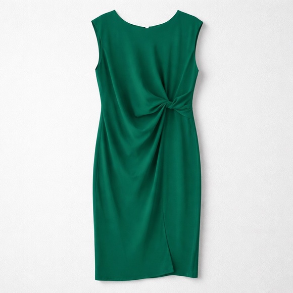 Donna Karan Dresses & Skirts - Donna Karan Emerald Green Midi Dress